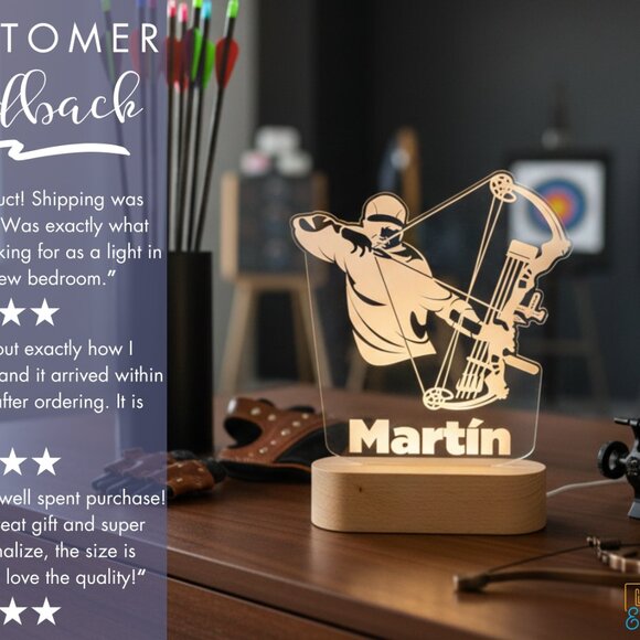 Custom Skate LED Lamp – Unique Nightlight for Skate Fans - Picture 7 of 8